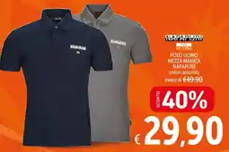 Spazio Conad Polo uomo mezza manica NAPAPIJRI offerta