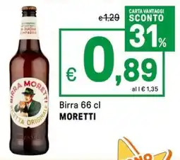 Iper La Grande Birra MORETTI offerta