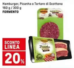 Iper La Grande Hamburger, Picanha o Tartare di Scottona FORMENTO offerta
