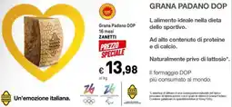Iper La Grande Grana Padano DOP 16 mesi ZANETTI offerta