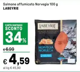 Iper La Grande Salmone affumicato Norvegia LABEYRIE offerta