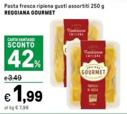 Iper La Grande Pasta fresca ripiena gusti assortiti REGGIANA GOURMET offerta