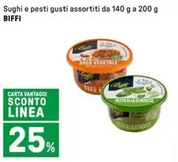 Iper La Grande Sughi e pesti gusti assortiti BIFFI offerta
