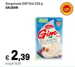 Iper La Grande Gorgonzola DOP Gim GALBANI offerta