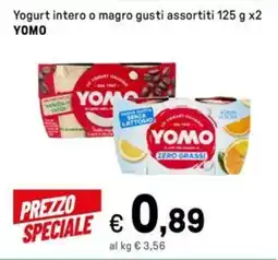 Iper La Grande Yogurt intero o magro gusti assortiti YOMO offerta