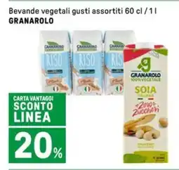 Iper La Grande Bevande vegetali gusti assortiti GRANAROLO offerta