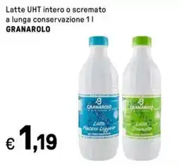 Iper La Grande Latte UHT intero o scremato a lunga conservazione GRANAROLO offerta