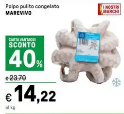 Iper La Grande Polpo pulito congelato MAREVIVO offerta