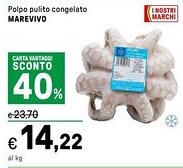 Iper La Grande Polpo pulito congelato MAREVIVO offerta