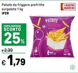 Iper La Grande Patate da friggere prefritte surgelate IPER offerta