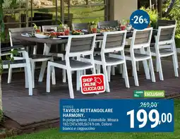 Cfadda Tavolo rettangolare harmony. offerta