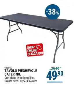 Cfadda Tavolo pieghevole catering offerta