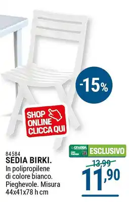 Cfadda Sedia birki offerta