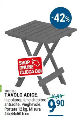 Cfadda Tavolo adige offerta