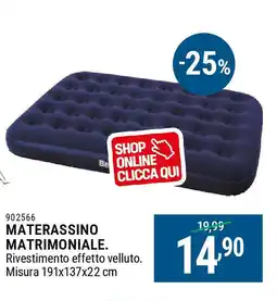 Cfadda Materassino matrimoniale offerta