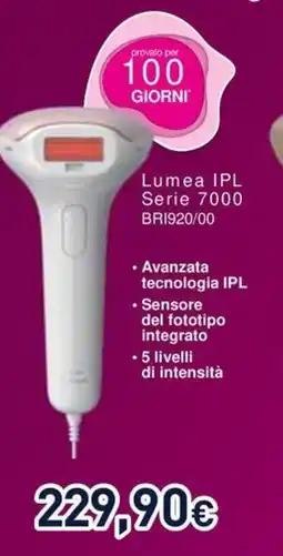 Unieuro PHILIPS Lumea IPL Serie 7000 offerta