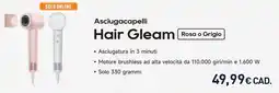 Unieuro DREAME Asciugacapelli Hair Gleam Rosa o Grigio offerta