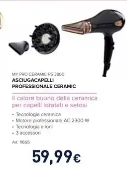 Unieuro BELLISSIMA Asciugacapelli professionale ceramic offerta