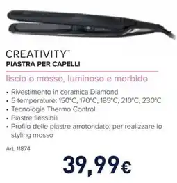 Unieuro BELLISSIMA Creativity piastra per capelli offerta