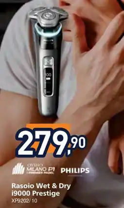 Unieuro PHILIPS Rasoio Wet & Dry i9000 Prestige offerta