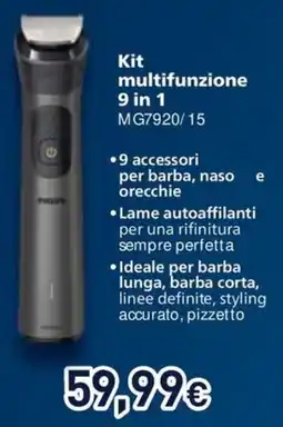 Unieuro PHILIPS Kit multifunzione 9 in 1 offerta