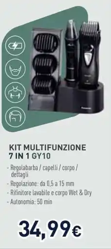 Unieuro Panasonic Kit multifunzione 7 in 1 GY10 offerta