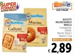Spazio Conad Biscotti MULINO BIANCO BARILLA offerta