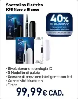 Unieuro Oral-B Spazzolino Elettrico i05 Nero e Bianco offerta