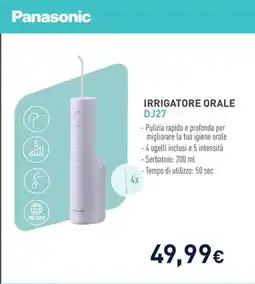 Unieuro Panasonic Irrigatore orale DJ27 offerta