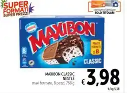 Spazio Conad Maxibon classic NESTLÉ maxi formato, 8 pezzi offerta