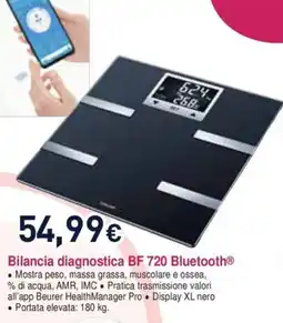 Unieuro Beurer Bilancia diagnostica BF 720 Bluetooth offerta