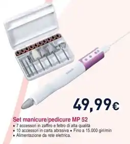Unieuro Beurer Set manicure/pedicure MP 52 offerta