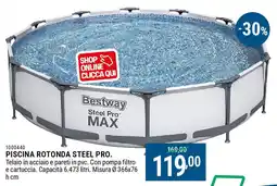 Cfadda Bestway piscina rotonda steel pro. offerta