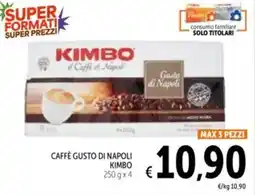 Spazio Conad Caffè gusto di napoli KIMBO offerta
