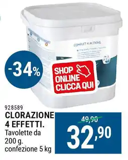 Cfadda Bestway clorazione 4 effetti offerta