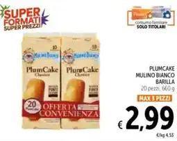 Spazio Conad Plumcake MULINO BIANCO BARILLA 20 pezzi offerta