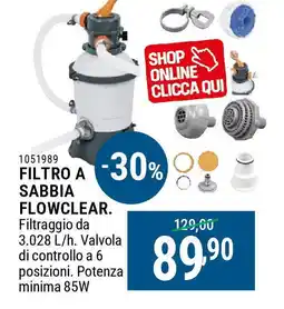 Cfadda Filtro a - sabbia flowclear offerta