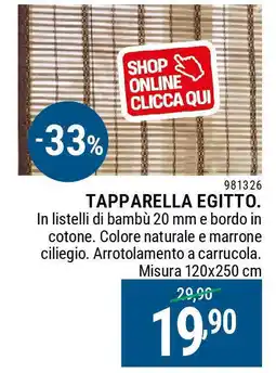Cfadda Tapparella egitto offerta