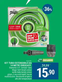 Cfadda Kit tubo estensibile da 14 metri idroeasy offerta