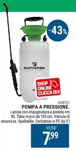 Cfadda Pompa a pressione offerta
