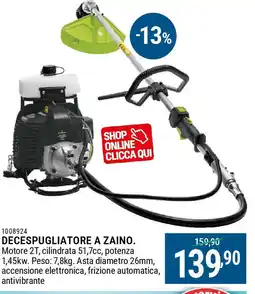 Cfadda Decespugliatore a zaino offerta