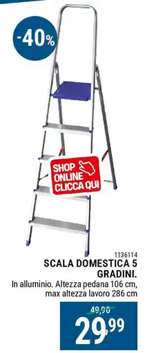 Cfadda Scala domestica 5 gradini. offerta