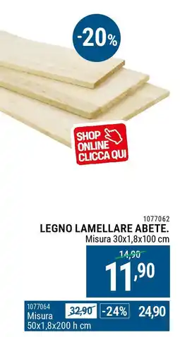 Cfadda Legno lamellare abete. offerta