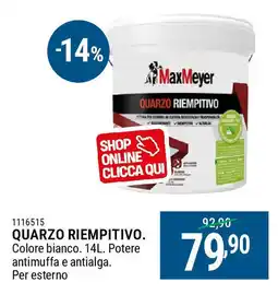 Cfadda Quarzo riempitivo MaxMeyer offerta