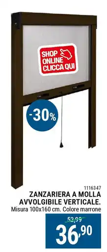 Cfadda Zanzariera a molla avvolgibile verticale offerta