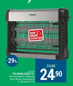 Cfadda Fulmina insetti Kooper offerta
