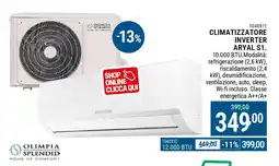 Cfadda OLIMPIA SPLENDID climatizzatore inverter aryal S1 offerta