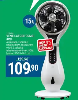 Cfadda Ventilatore combi 3in1 offerta
