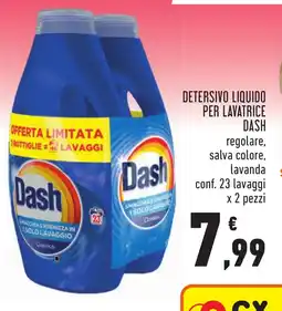 Conad Detersivo liquido per lavatrice DASH offerta