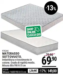 Cfadda Materasso sottovuoto offerta